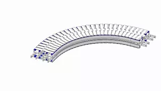 Horizontal sliding curves in aluminium design for our EURO-flex 85 and ...